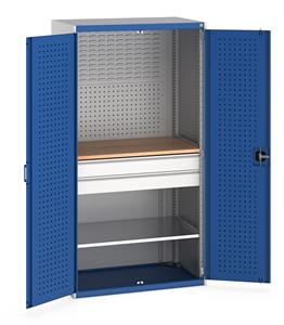 Cupboard 1050Wx650Dx2000mmH - 1 Worktop, 1 Shelf & 2 Drawers 40021162.**